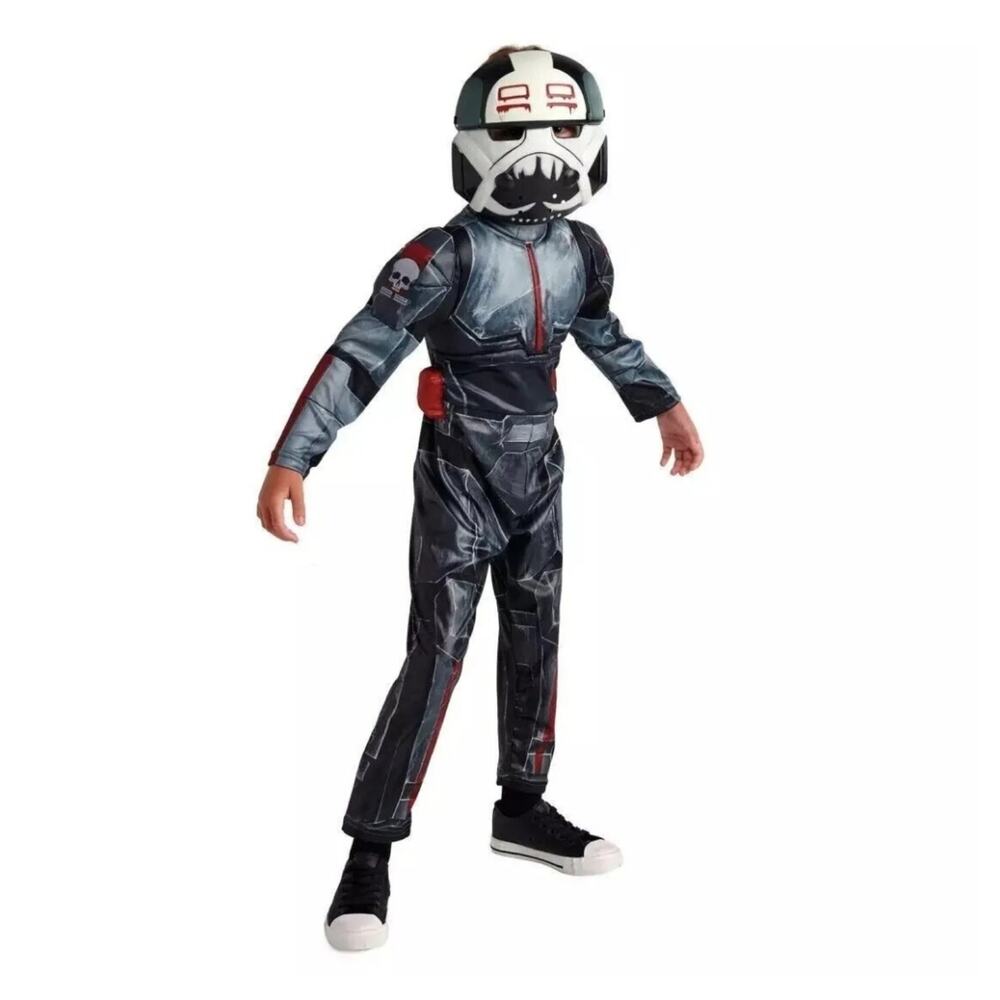 Disney Store Wrecker Costume for Kids Glowing Mask w/ Sounds & Suit Boy Size 5/6